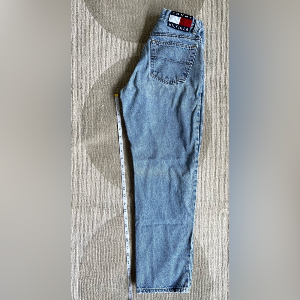 Vintage Aughts Tommy Hilfiger Light Blue High-Rise Jeans - Picture 9 of 9